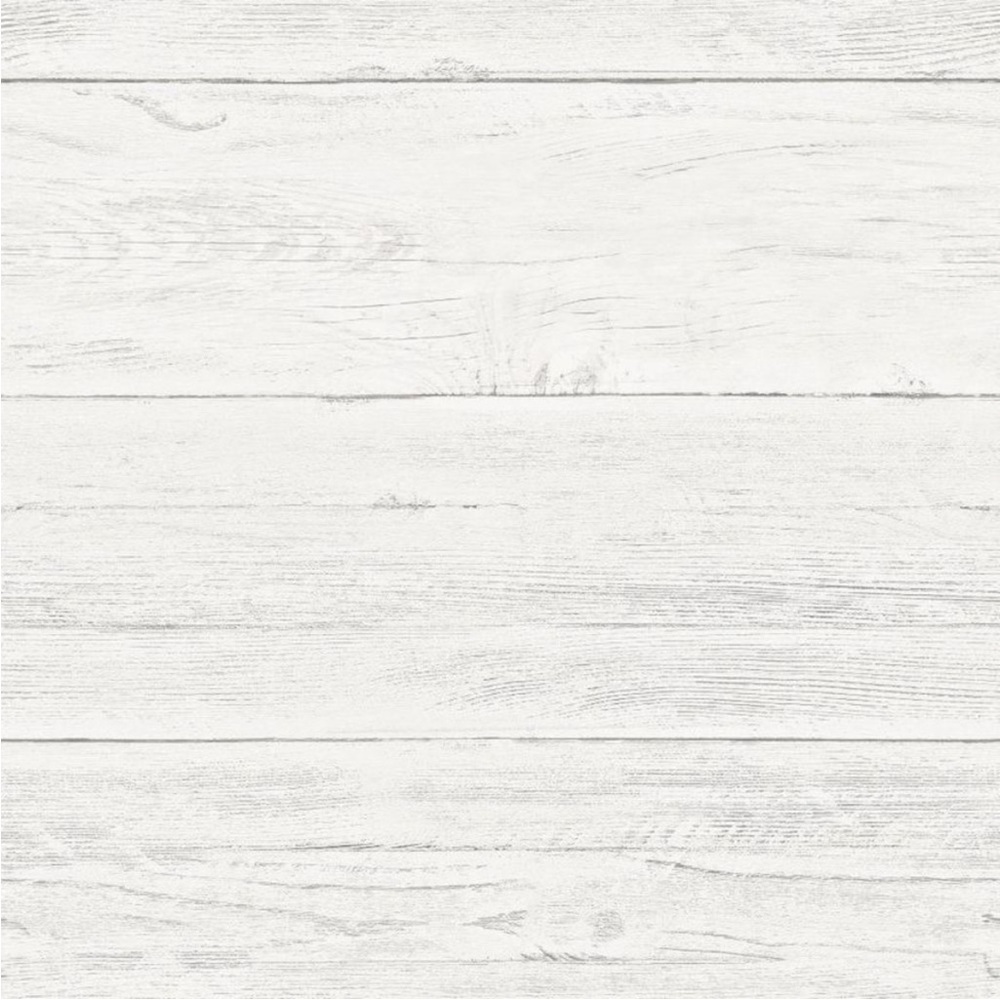 NuWallpaper Shiplap Peel & Stick Wallpaper White 20.88 x 18 Roll